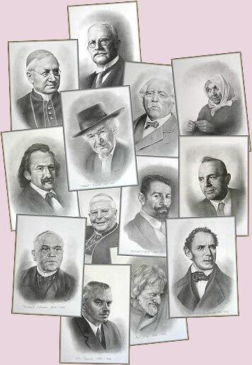 Portraits zu dem Buch "Dreiig markante Persnlichkeiten aus dem Stiftlandes"